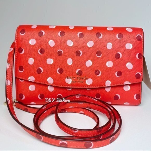 kate spade Handbags - NEW Kate Spade Handbag Laurel Way Winni Red Crossbody Clutch Bag